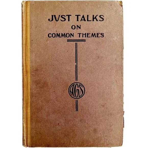 SIGNED Just Talks On Common Themes Autographed Ltd 1st Edition 101/1050 1919 HBS - Picture 3 of 7